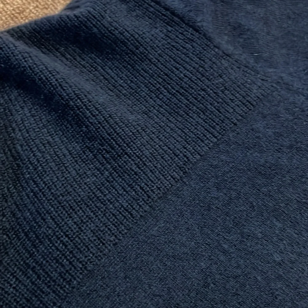 100% Cashmere - Gorgeous Neiman Marcus shawl collar pullover sweater EUC XL. - Picture 3 of 5